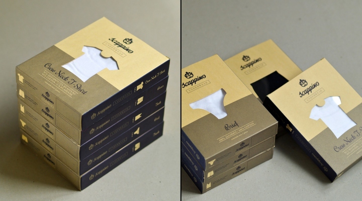 Scappino 男士內衣包裝設計”開窗版“-上海包裝設計公司包裝欣賞