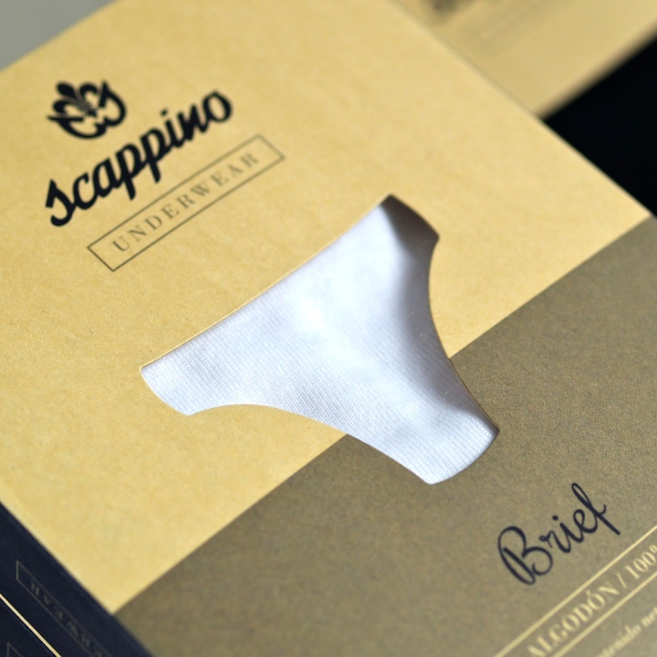 Scappino 男士內衣包裝設計”開窗版“-上海包裝設計公司包裝欣賞