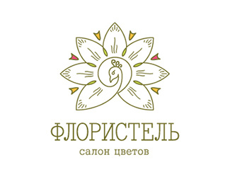 創意花朵標志設計欣賞 flower logo design-上海logo設計公司