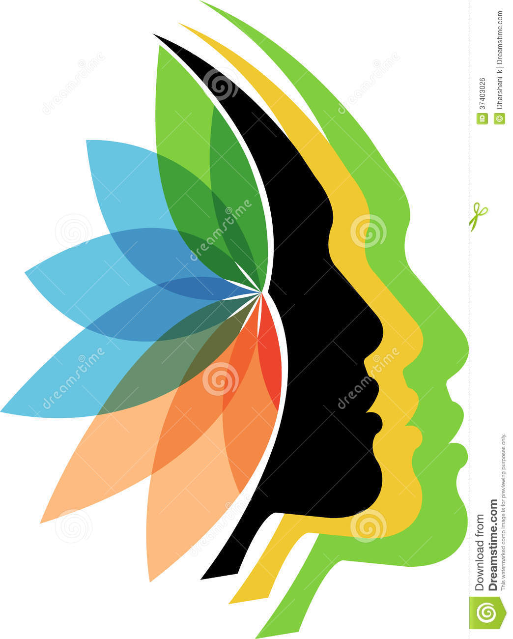 創意花朵標志設計欣賞 flower logo design-上海logo設計公司