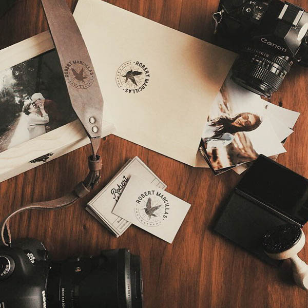 羅伯特marcillas攝影機構品牌Logo設計與視覺識別VI設計-上海VI設計公司