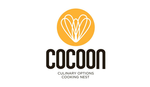 COCOON餐飲公司蜜蜂logo設計-上海logo設計公司