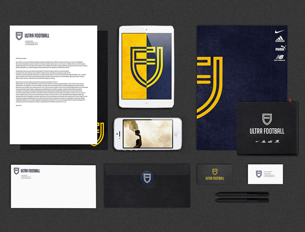 澳大利亞ACRD超級足球運動體育品牌logo設計與視覺識別VI設計-上海VI設計公司