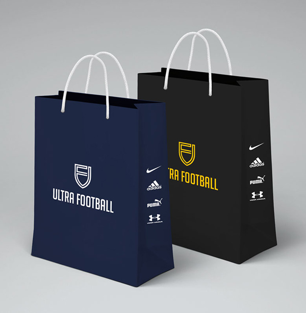 澳大利亞ACRD超級足球運動體育品牌logo設計與視覺識別VI設計-手提袋設計-上海VI設計公司