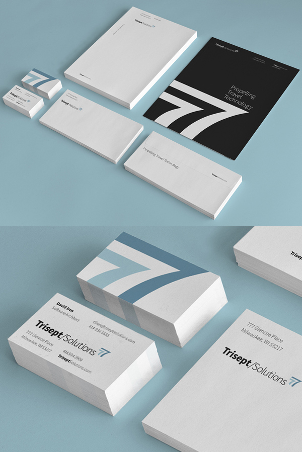 Trisept Solutions 旅行技術開發公司品牌VI設計-上海VI設計公司