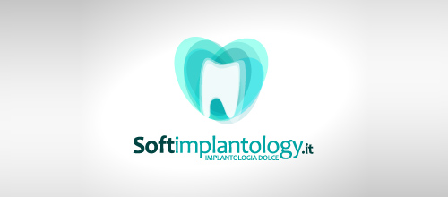 soft專(zhuān)業(yè)植牙牙醫(yī)醫(yī)院logo設(shè)計(jì)-上海logo設(shè)計(jì)公司