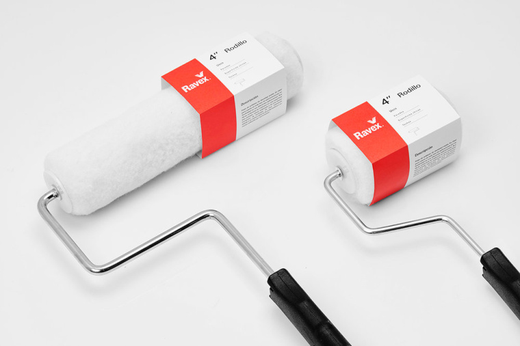 現代、簡約、新鮮的工業油漆工具油漆刷包裝設計欣賞-上海包裝設計公司