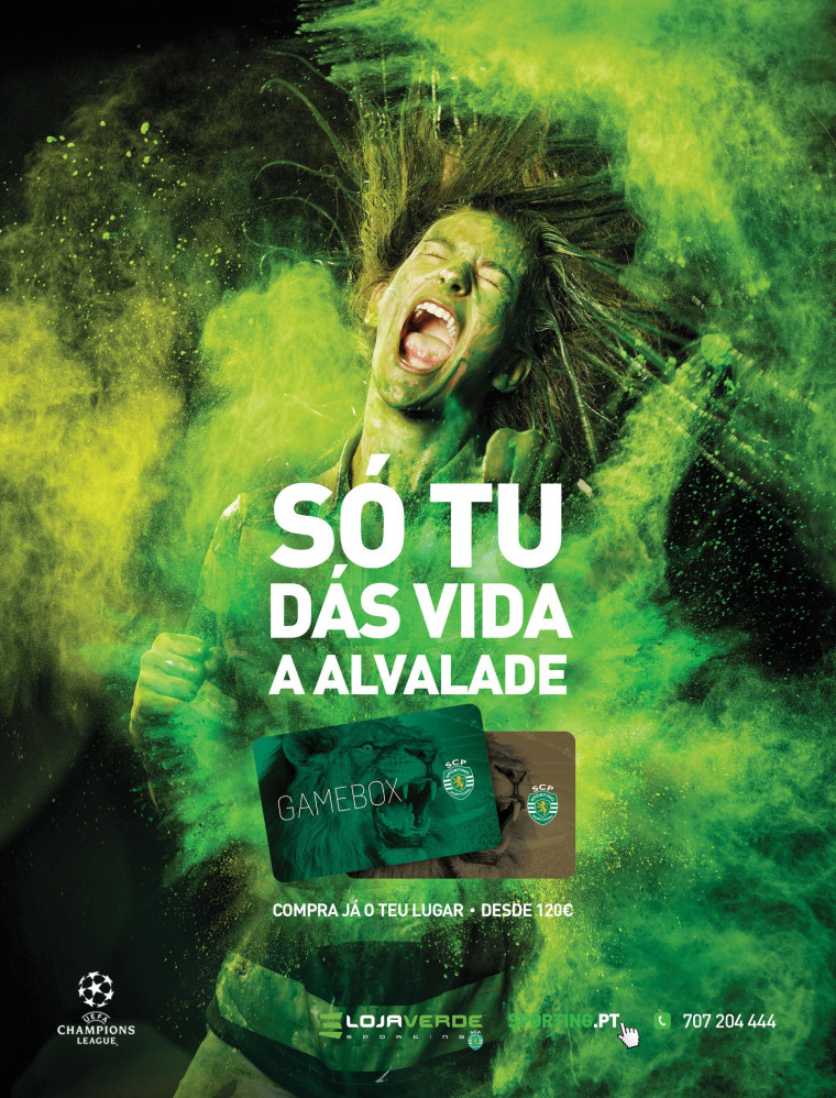 葡萄牙里斯本競技隊平面創意廣告“激情球迷”篇-上海廣告設計公司