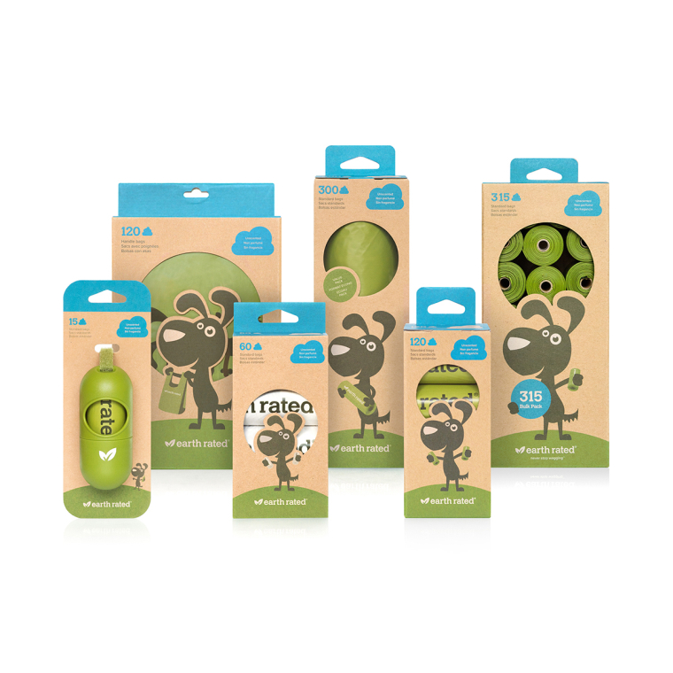 環保風格Earth Rated糞便袋包裝設計-上海包裝設計公司寵物用品包裝欣賞