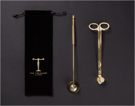 新西蘭高端奢侈蠟燭品牌T字母logo設計包裝設計與奢侈品高端品牌形象設計-上海品牌設計公司