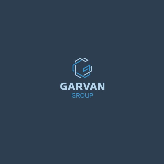 美麗的幾何形狀金融logo設計-上海logo設計公司