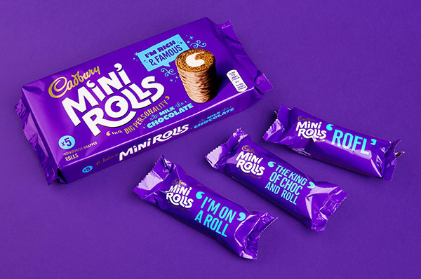 卡德伯里巧克力包裝迷你卷-上海包裝設計公司