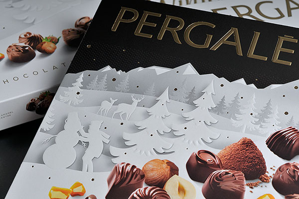 PERGALE巧克力包裝冬季系列-上海包裝設計公司