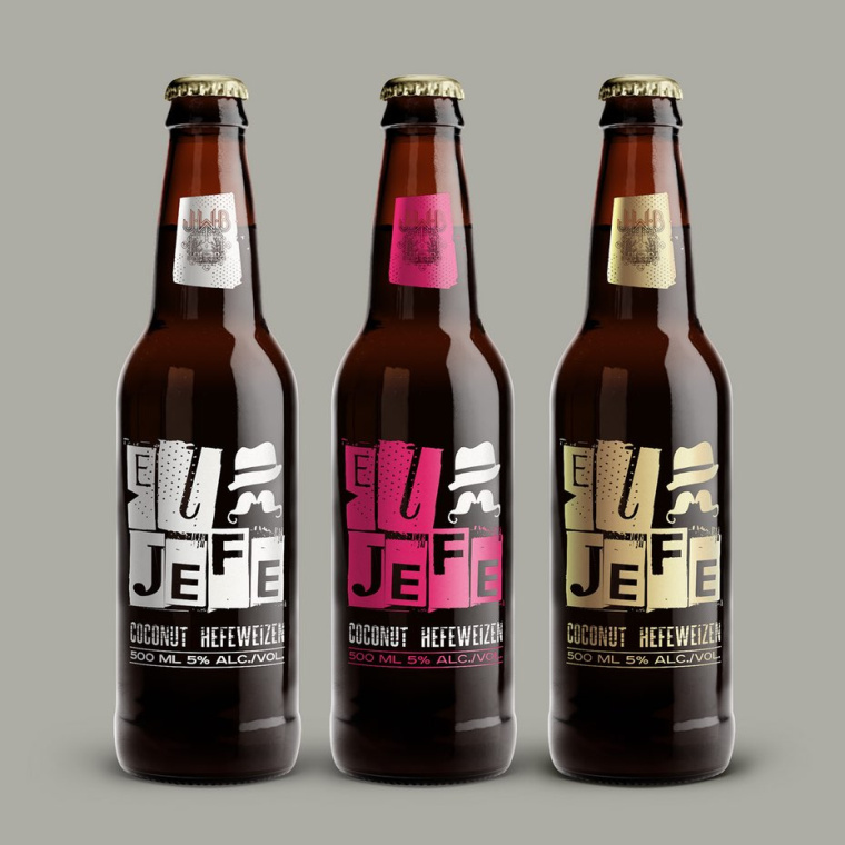 啤酒圖形標簽設計-上海包裝設計公司