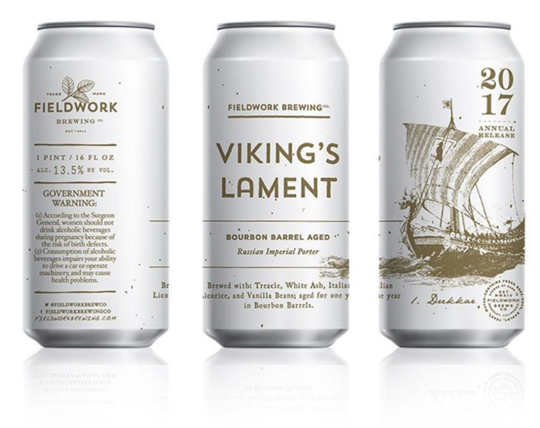 啤酒極簡主義標簽設計-上海包裝設計公司