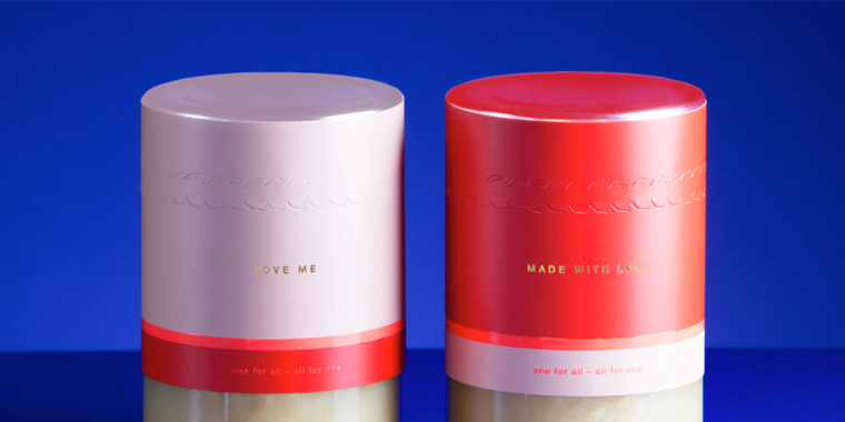 甜美慈善蜜糖-用愛做成的女性風格蜂蜜包裝設計