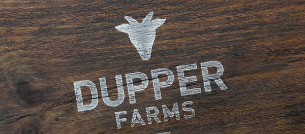 雙倍農場山羊標志設計-上海標志設計公司