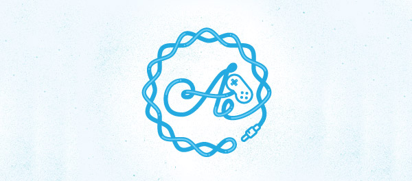 純線條游戲標(biāo)志設(shè)計-上海標(biāo)志設(shè)計公司