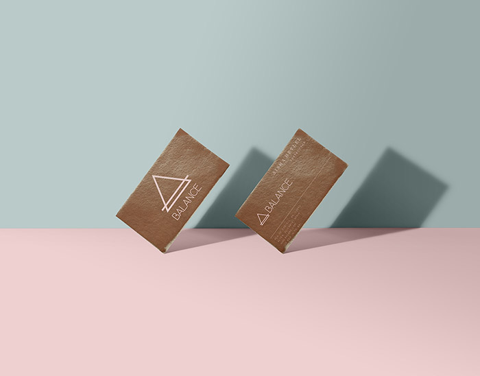 BALANCE天然有機草本精油與瑜伽健身器材標志設計VI設計