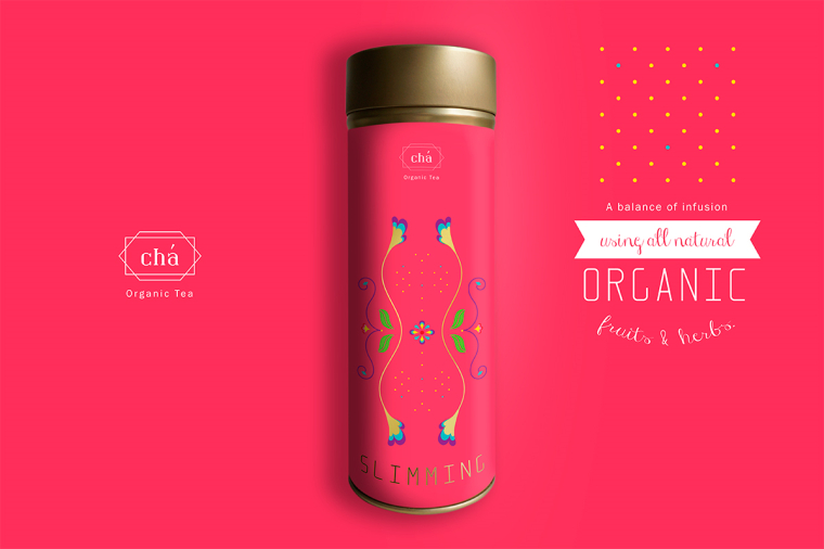 cha有機茶葉概念時尚包裝設計欣賞-上海包裝設計公司