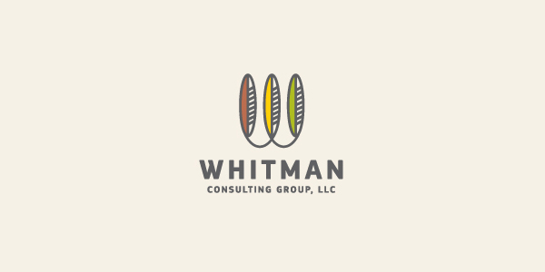 Nick Pagano為Whitmant銀行設計的Logo-上海標志設計公司