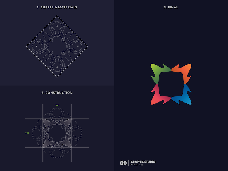 上海標(biāo)志設(shè)計公司分享25個利用黃金比例創(chuàng)建設(shè)計的創(chuàng)意標(biāo)志