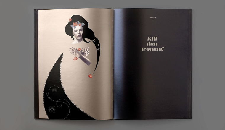 莎樂美暗金色宣傳冊設(shè)計-上海畫冊設(shè)計公司