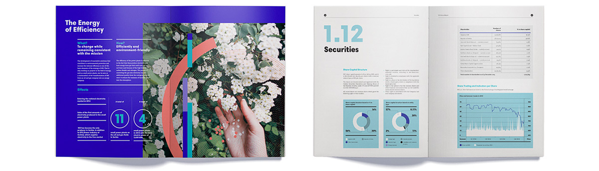 NIS企業年度報告畫冊設計-完美的信息圖表設計與配色設計-上海畫冊設計公司