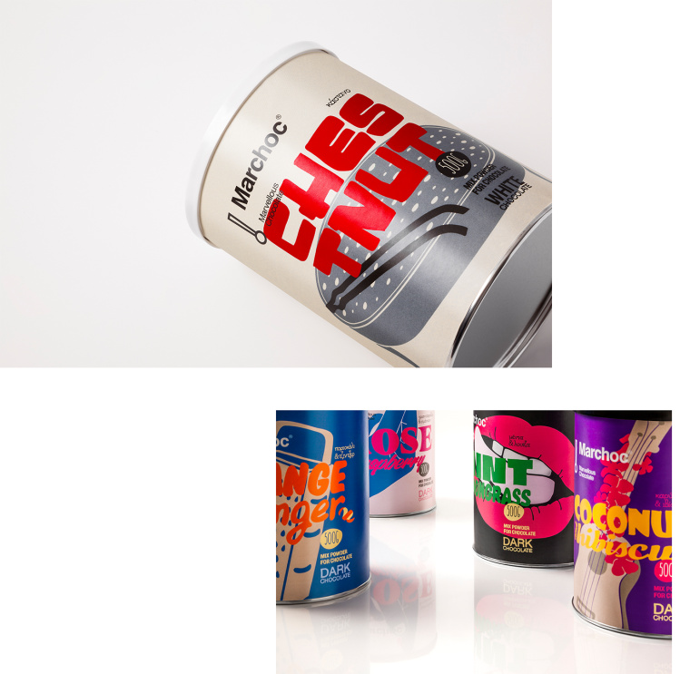 Marchoc 系列風(fēng)味灌裝巧克力飲料沖劑包裝設(shè)計(jì)-上海包裝設(shè)計(jì)公司
