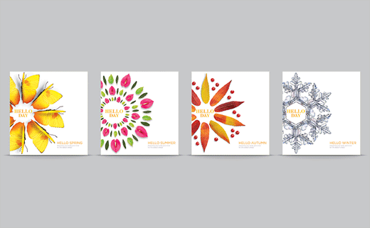 Hello Day 膳食保健營養品品牌春季保養品包裝設計