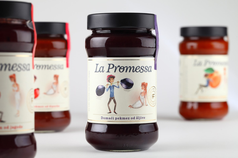 La Promessa 果醬包裝設計“王子公主插畫篇”-上海包裝設計公司欣賞