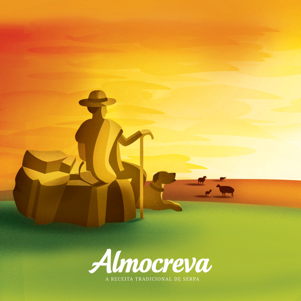 阿連特茹陽光奶酪包裝設計“唯美壯觀的光影藝術插畫版”-上海包裝設計公司