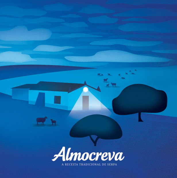 阿連特茹陽光奶酪包裝設計“唯美壯觀的光影藝術插畫版”-上海包裝設計公司