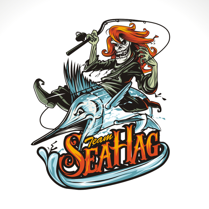 另一個世界的怪物魚logo設計--上海logo設計公司-上海品牌設計公司