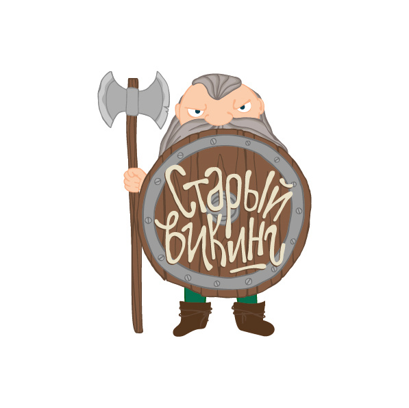 維京海盜品牌花生休閑食品包裝設計“海盜插畫設計篇”-上海包裝設計公司欣賞