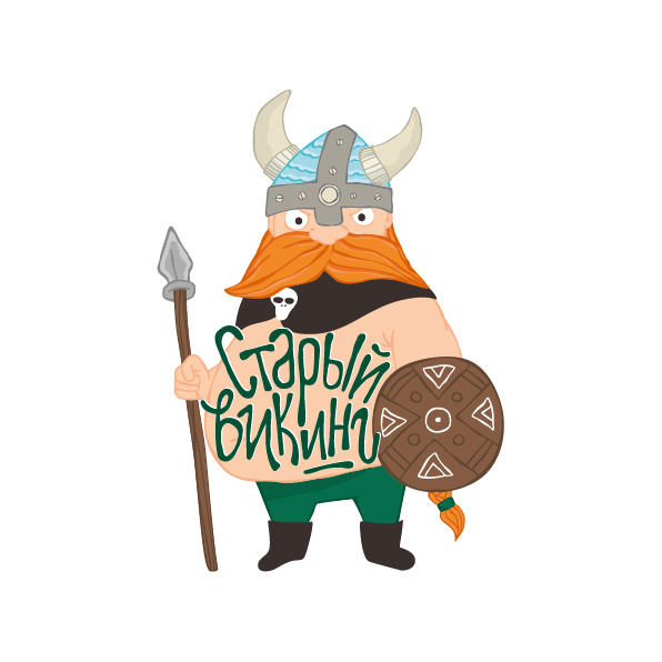 維京海盜品牌花生休閑食品包裝設計“海盜插畫設計篇”-上海包裝設計公司欣賞