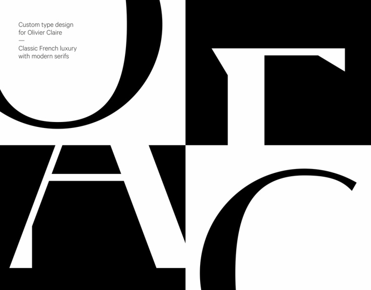 olivier claire 草本護膚品高端奢侈品牌視覺形象設計-VI設計