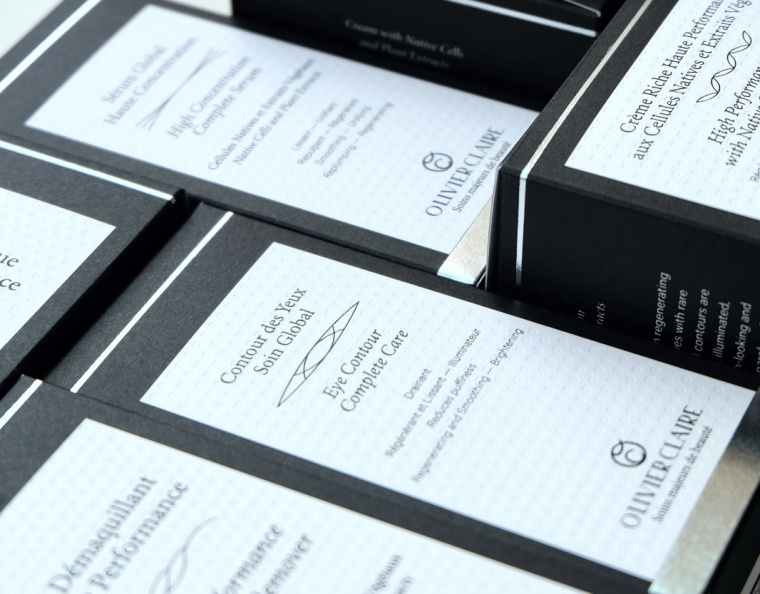 olivier claire 草本護膚品高端奢侈品牌視覺形象設計-產品包裝設計