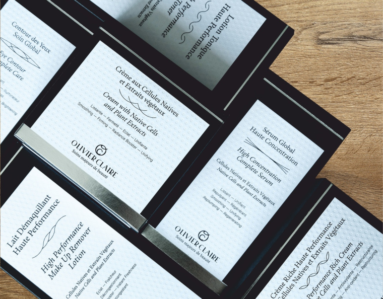 olivier claire 草本護膚品高端奢侈品牌視覺形象設計-產品包裝設計