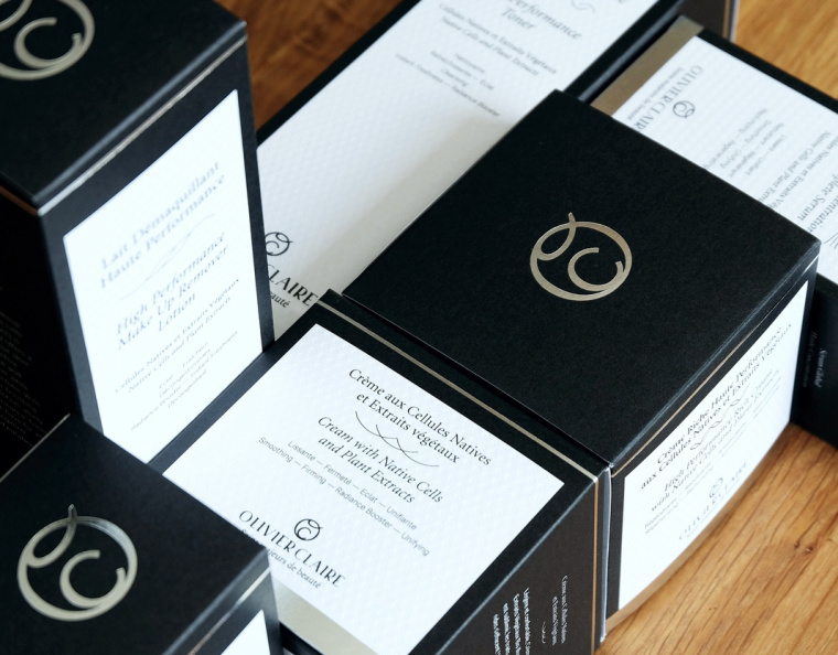 olivier claire 草本護膚品高端奢侈品牌視覺形象設計-產品包裝設計