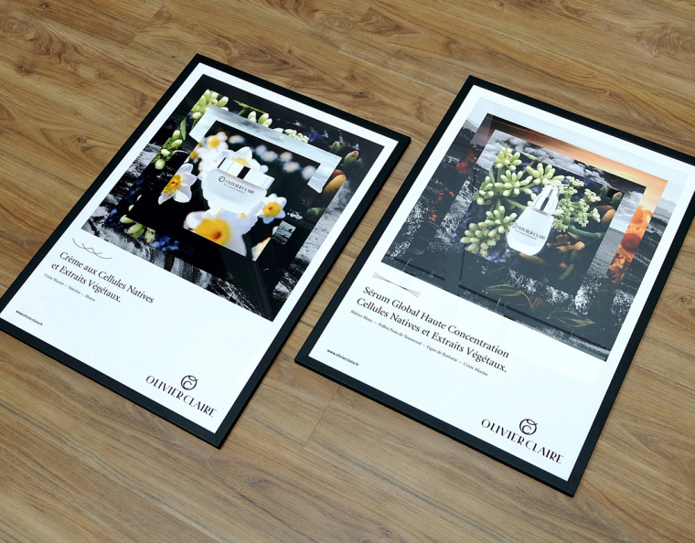 olivier claire 草本護膚品高端奢侈品牌視覺形象設計-VI設計-宣傳海報設計