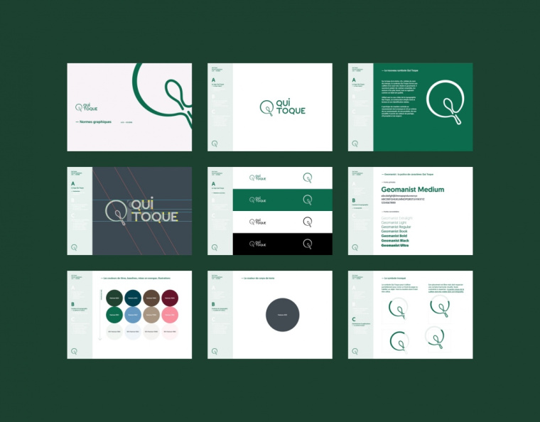 QUI TOQUE 外賣餐飲食材公司品牌VI形象設計-上海品牌設計公司