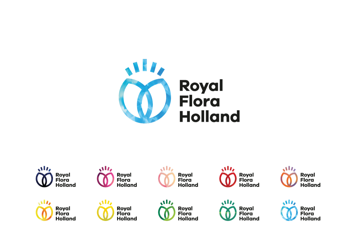 Royal Flora Holland 鮮花花卉種植合作社品牌logo設計-上海logo設計公司