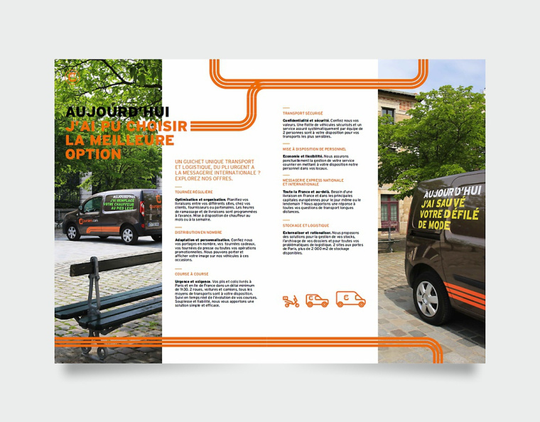 Coursiers快遞公司品牌形象設計-VI設計-上海品牌設計公司