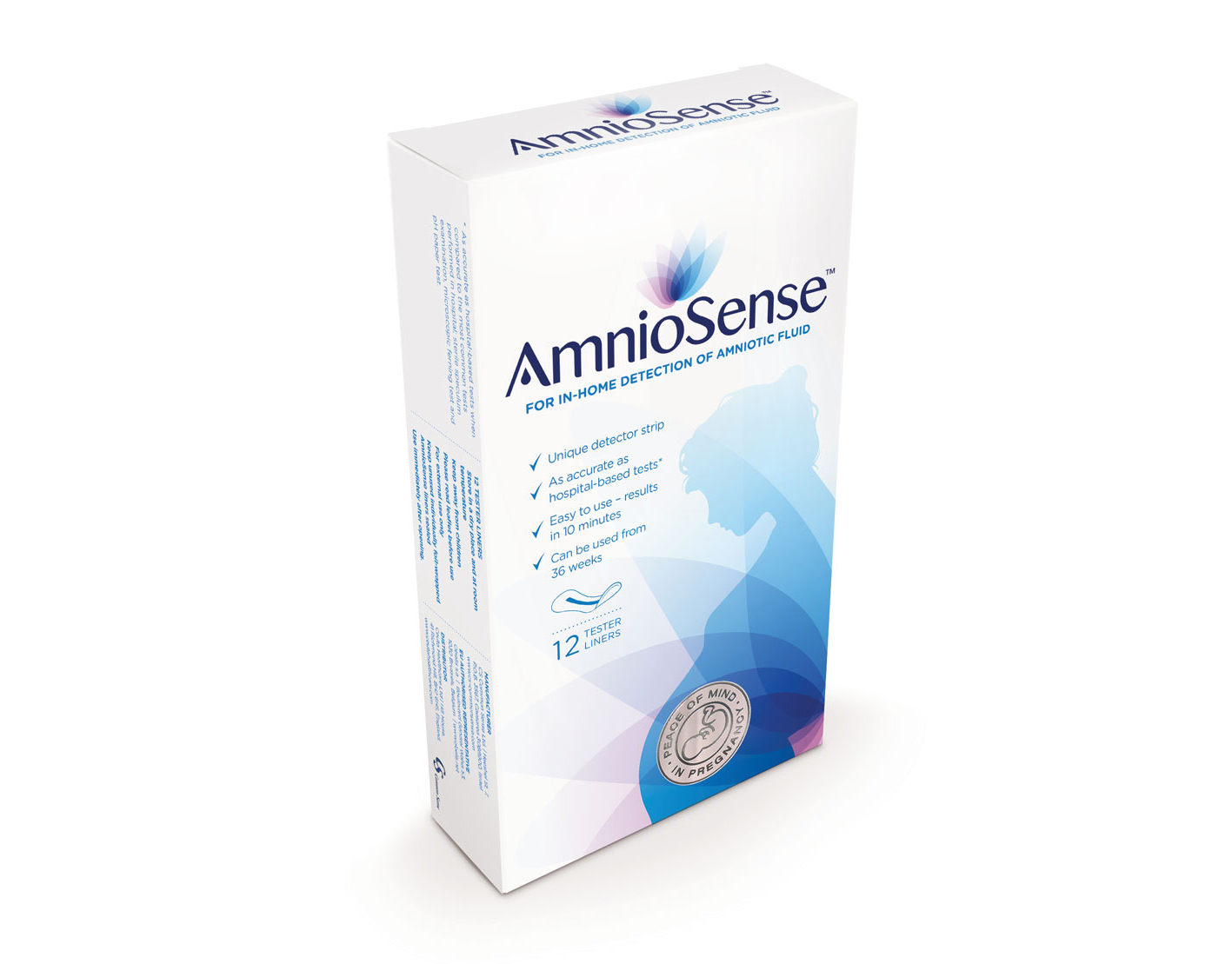 AmnioSense 孕婦羊水泄漏檢測劑產品包裝設計-上海醫藥包裝設計公司