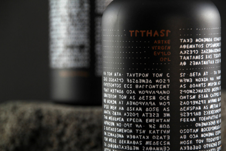 TITHASI特級(jí)初榨橄欖油經(jīng)文版包裝設(shè)計(jì)-上海包裝設(shè)計(jì)公司