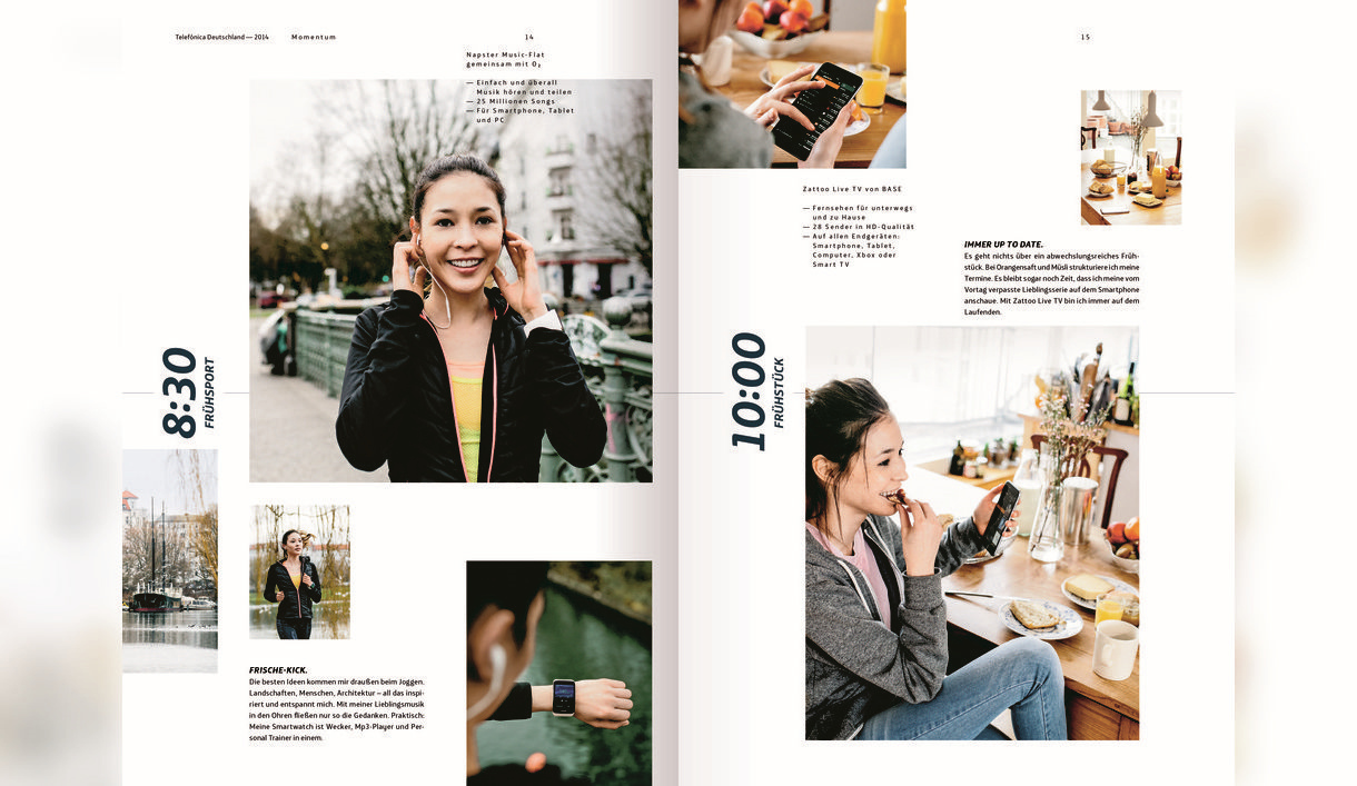 建設數字電信領先企業Telefonica德國年度報告宣傳畫冊設計-上海畫冊設計公司分享