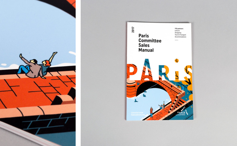 Paris 巴黎城市旅游品牌新形象設計-宣傳畫冊設計-上海品牌設計公司