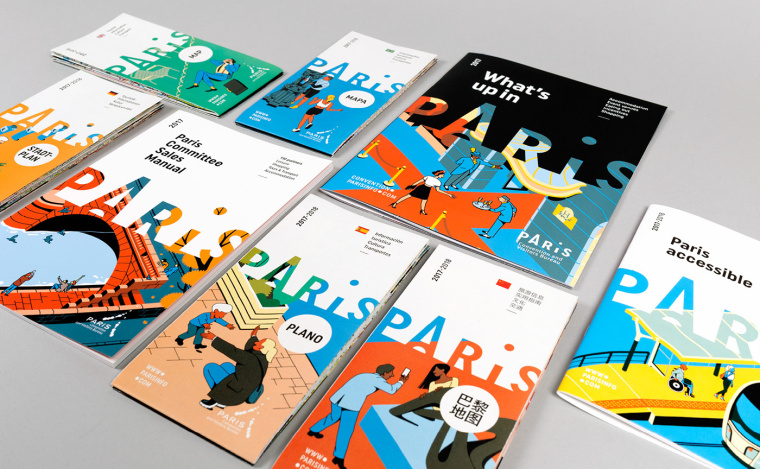 Paris 巴黎城市旅游品牌新形象設計-上海品牌設計公司