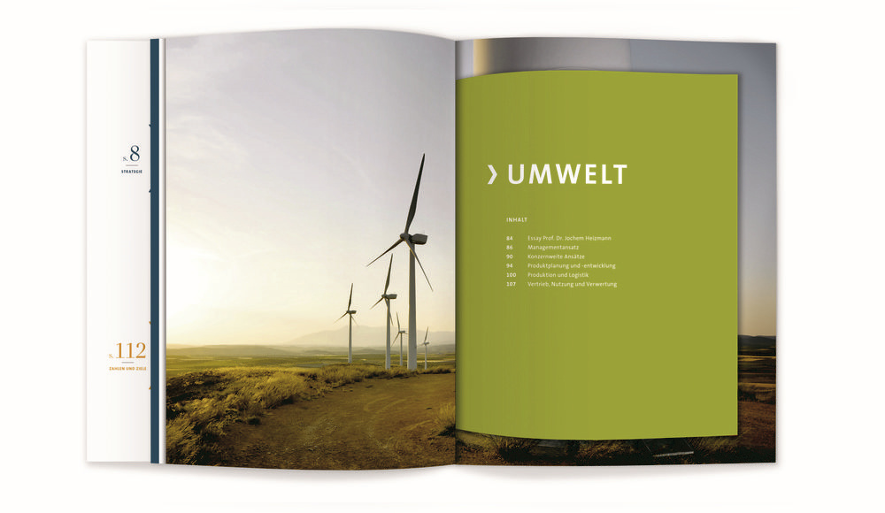 大眾2014年可持續發展報告畫冊設計-上海畫冊設計公司